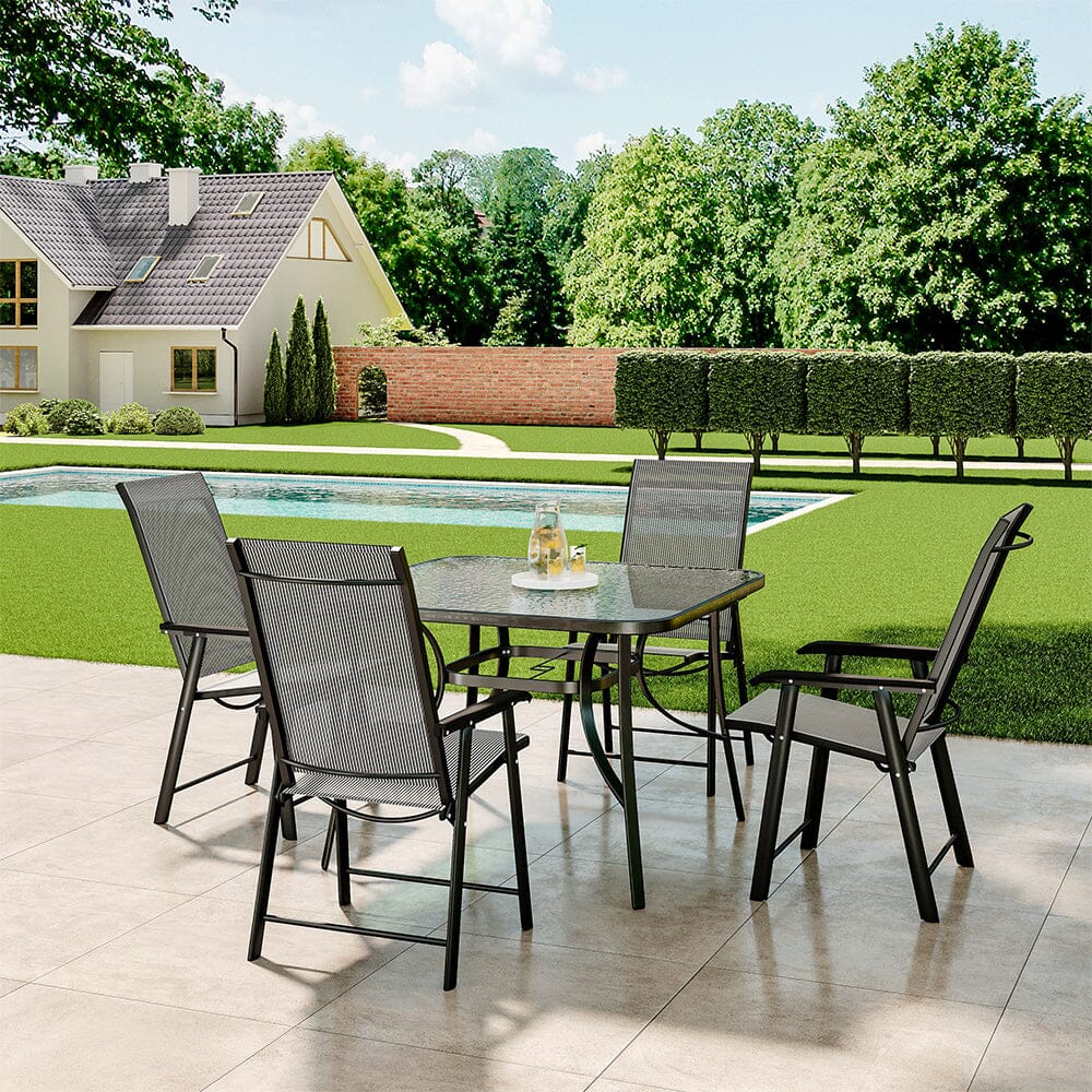 3/5pcs Garden Patio Dining Set Outdoor Furniture