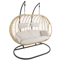 Double Hanging Swing Chair - Natural