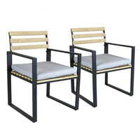 Faux Wood and Extrusion Aluminium Chairs