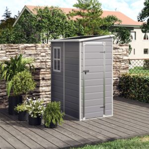 Outdoor Plastic Garden Storage Shed