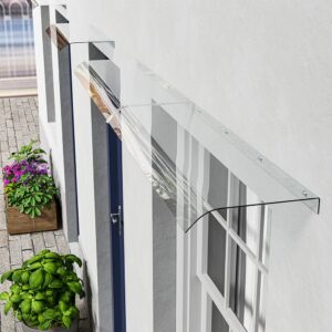 1M / 1.2M / 1.6M / 2M Transparent Awning Canopy for Window and Door