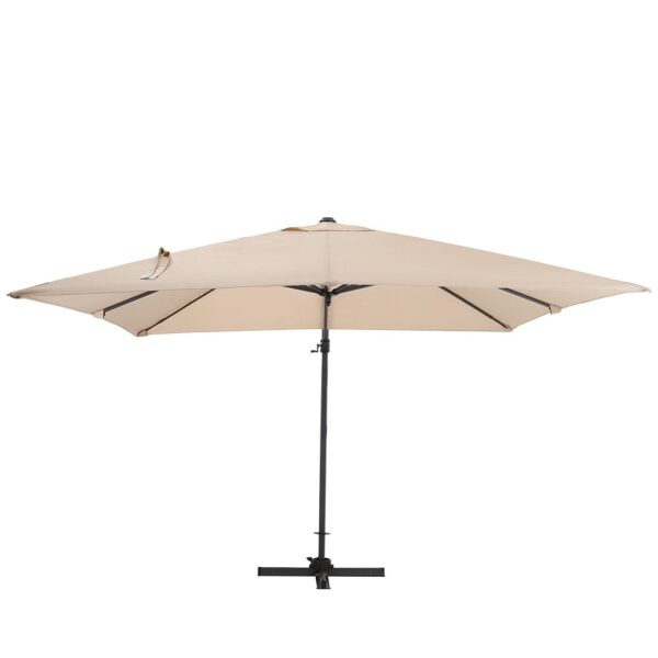 300cm Wide Garden Parasol Outdoor Hanging UV Resistant and Waterproof Umbrella for Patio