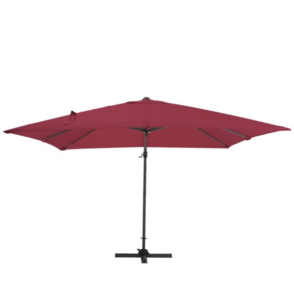 300cm Wide Garden Parasol Outdoor Hanging UV Resistant and Waterproof Umbrella for Patio